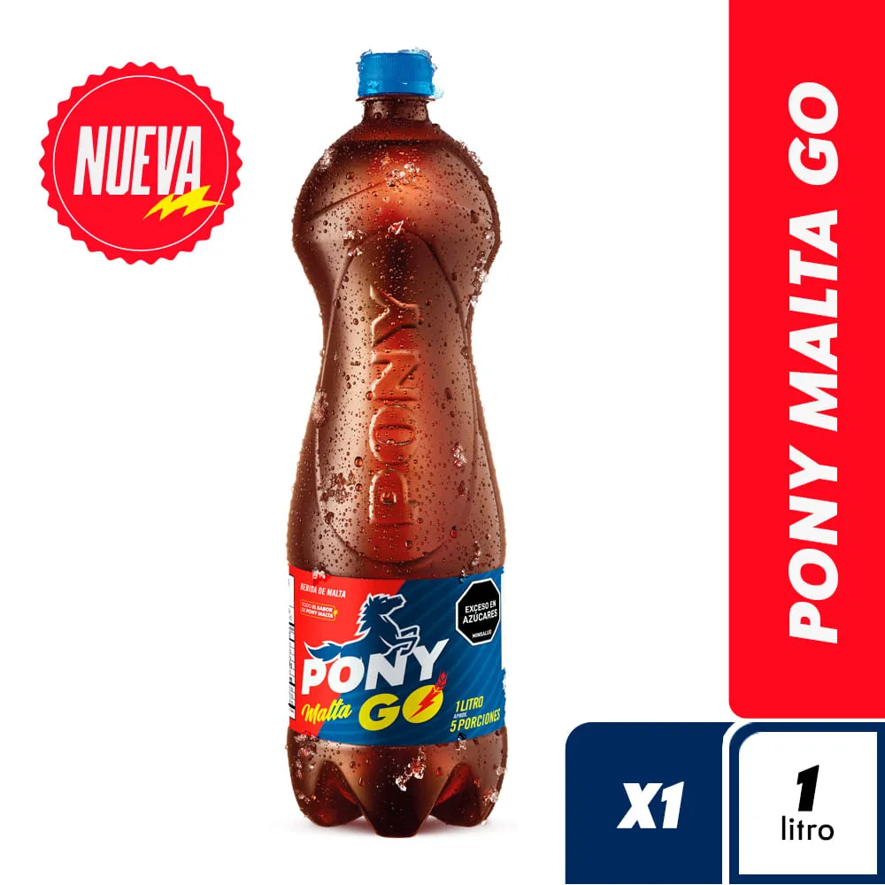 Malta Pony Malta Go Botella Pet 1000ml x1