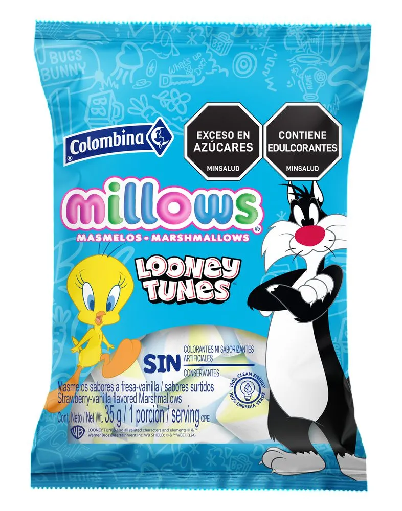Masmelo Looney Tunes MILLOWS 35  gr