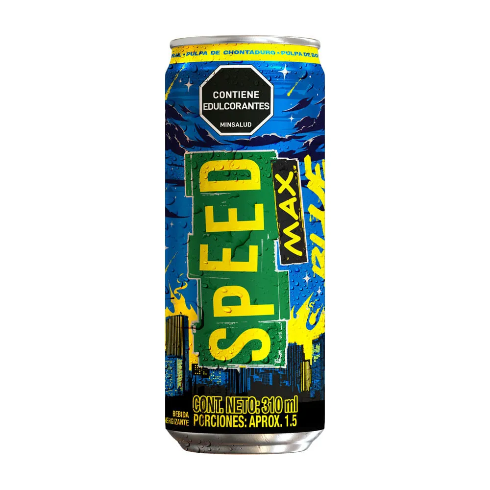 Bebida Energizante Speed Max Blue Lata x310ml