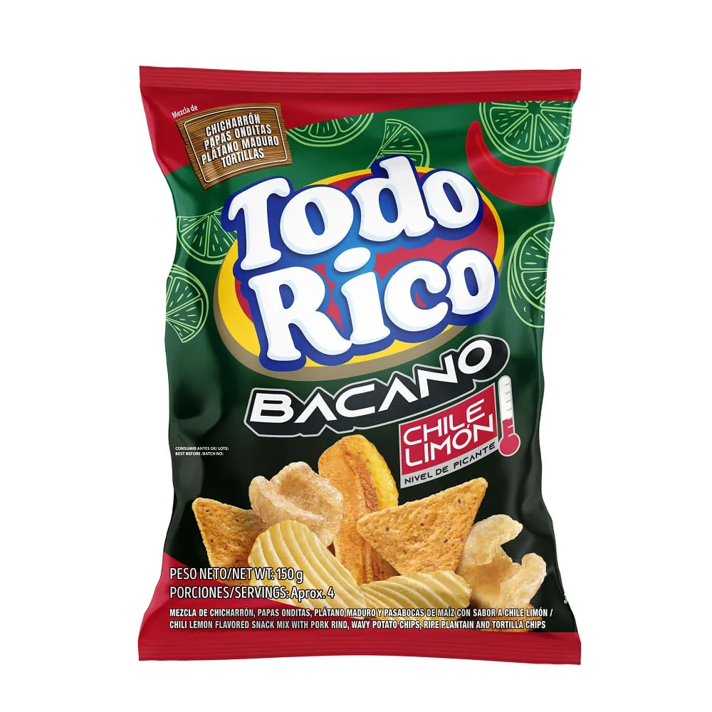 Todo Rico Chile Limón Bacano x150g