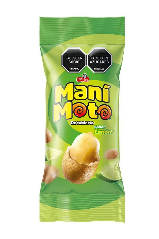 Maní MANIMOTO Recubierto limón (42  gr)
