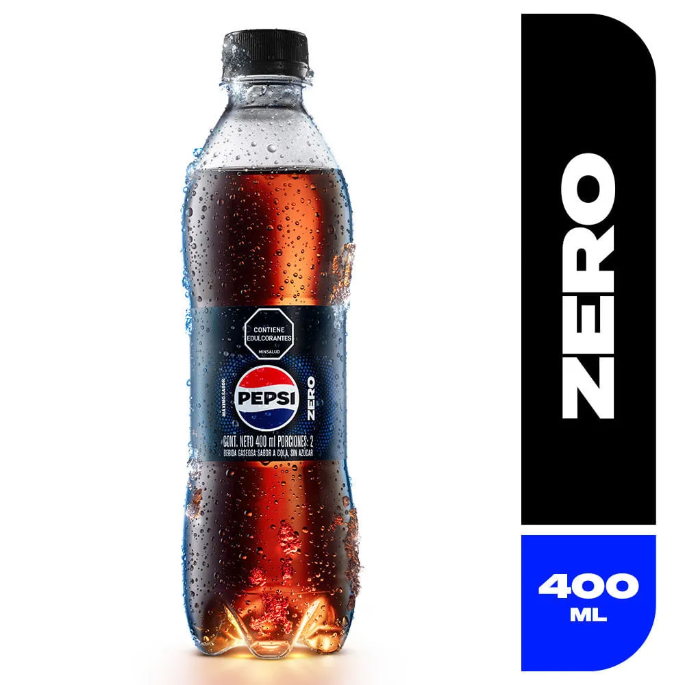 Gaseosa Pepsi Cero Pet 400ml