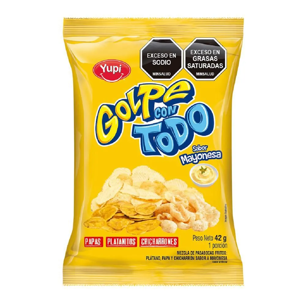 Pasabocas GOLPE sabor a mayonesa (42  gr)