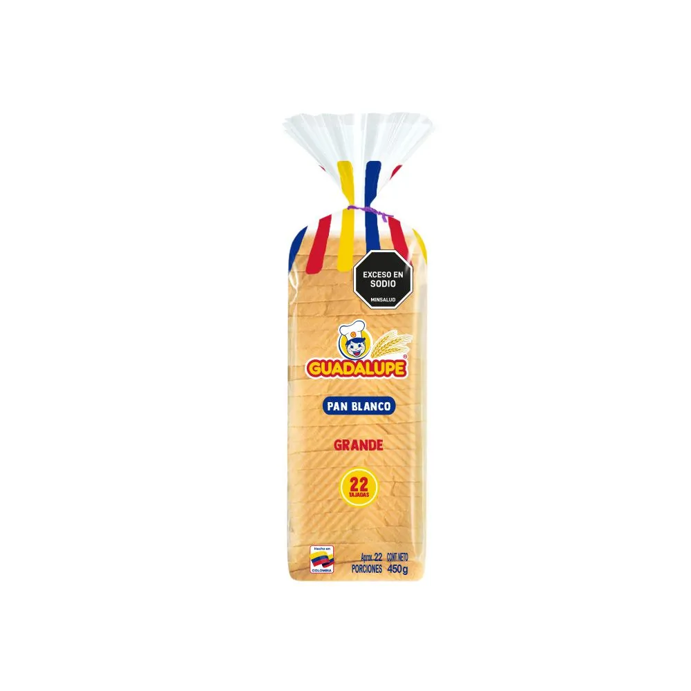 Pan GUADALUPE blanco grande (450  gr)