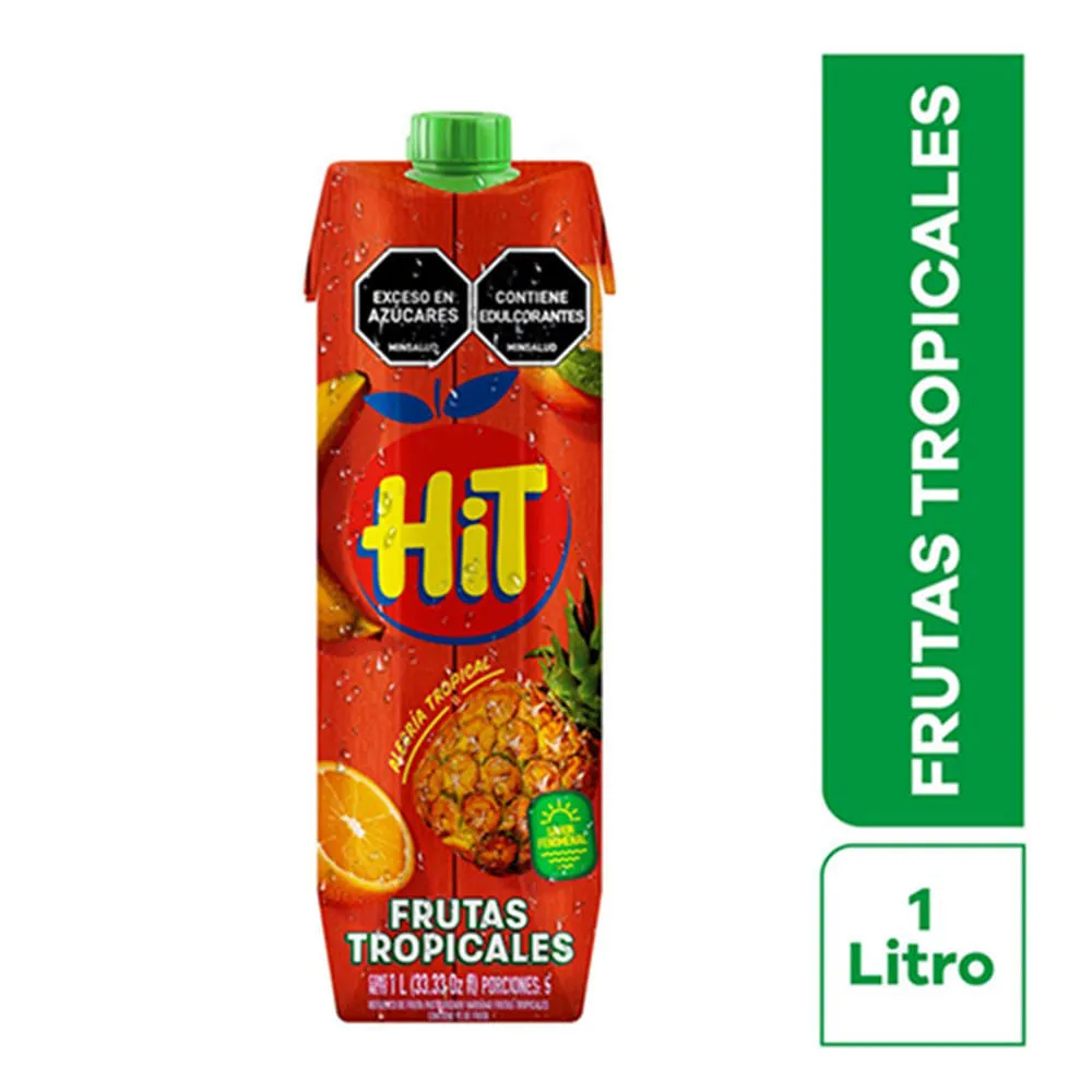 Refresco Hit Frutas Tropicales Tetrapack 1000ml