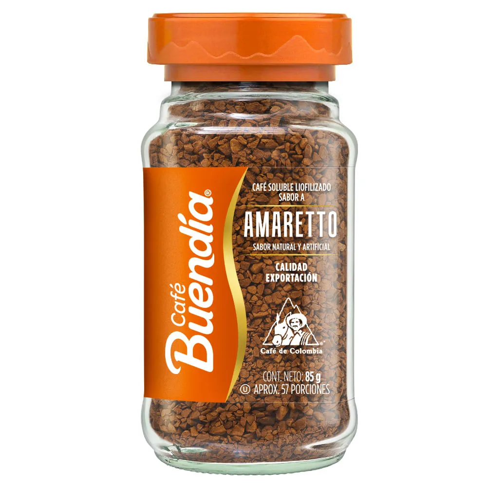 CAFE BUENDIA LIOFILIZAD AMARETTO FCO 85G