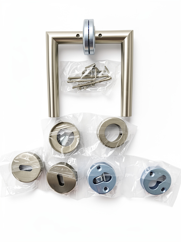 Manija acero inox blanco apolo