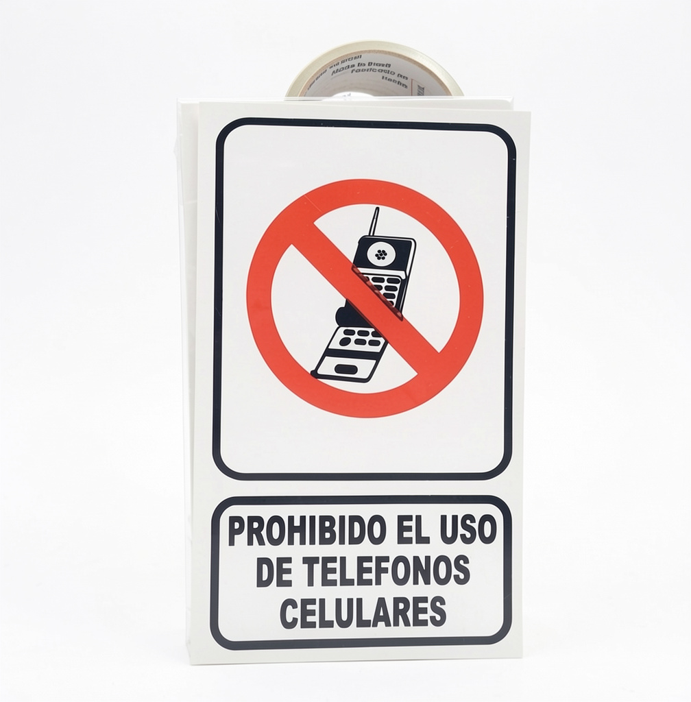 Cartel 6 prohibido el teléfono