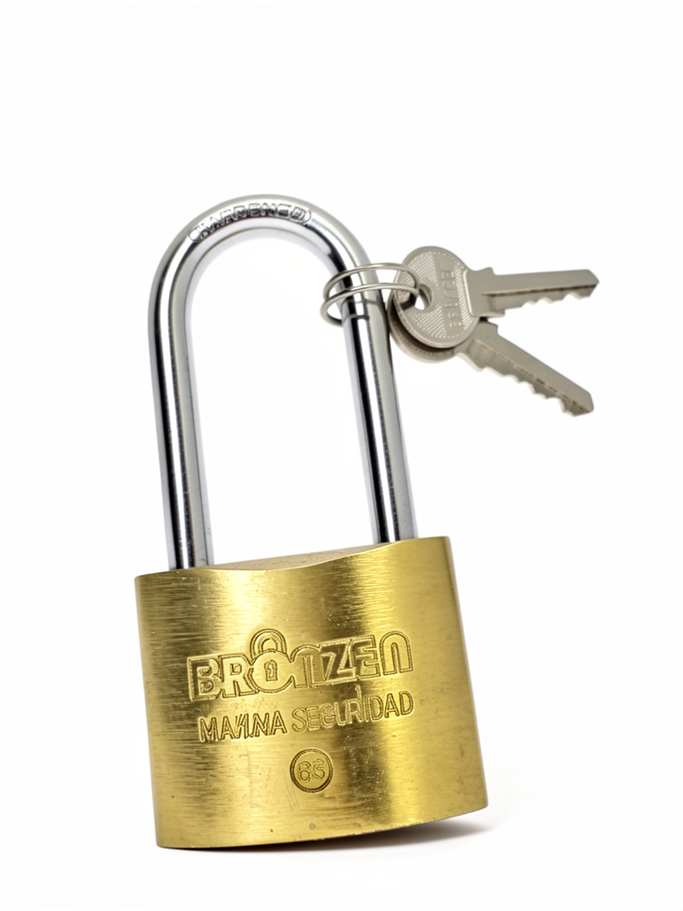 Candado de hierro 63mm aro largo