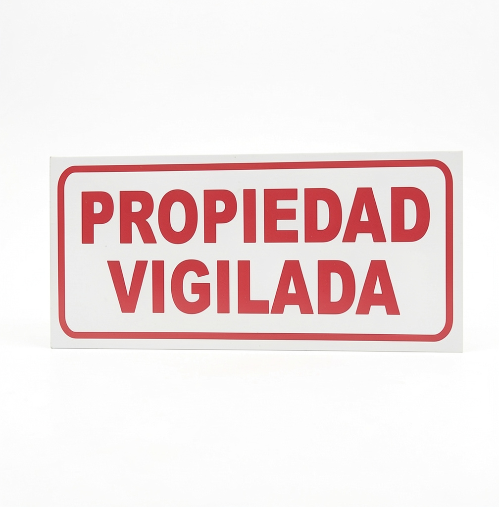 Cartel 13 propiedad protegida