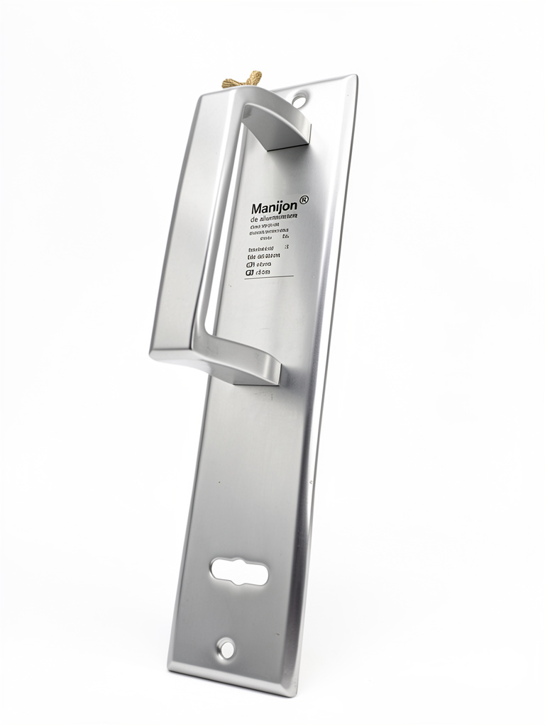 Manijon de aluminio 25cm plateado sanatorio