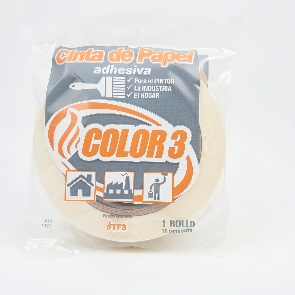 Cinta Papel 18mm x 40mts
