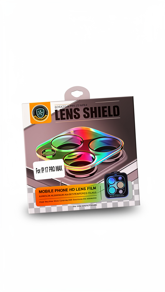 PROTECTOR DE CAMARA COMPLETO TRANSPARENTE 17 PRO MAX