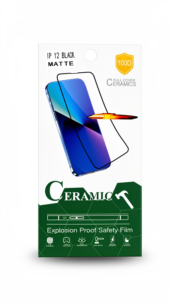 Templado 9D Mate 12/12 Pro