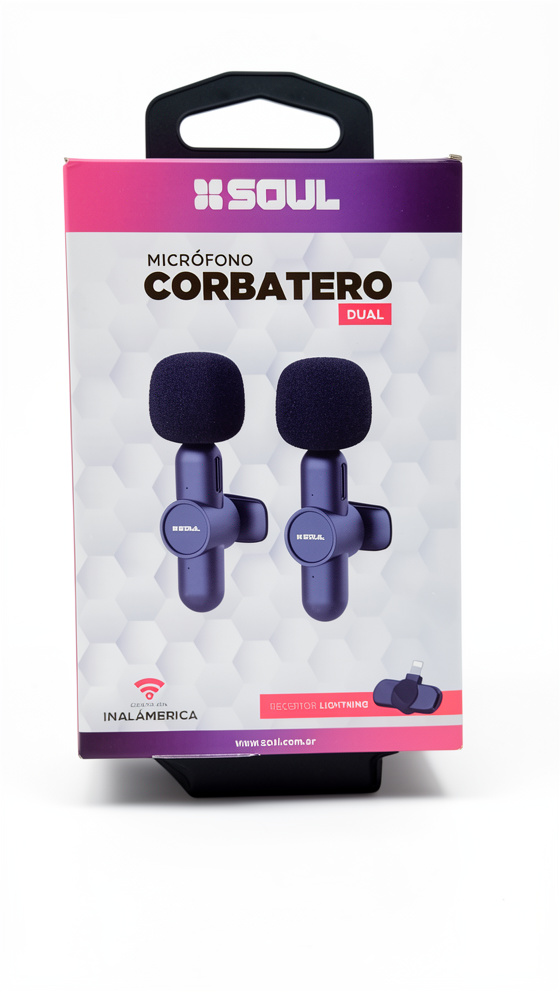 MICRÓFONO CORBATERO DUAL LIGHTNING