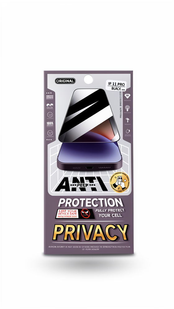 Templado 9D Anti-Espia X/XS/11 PRO