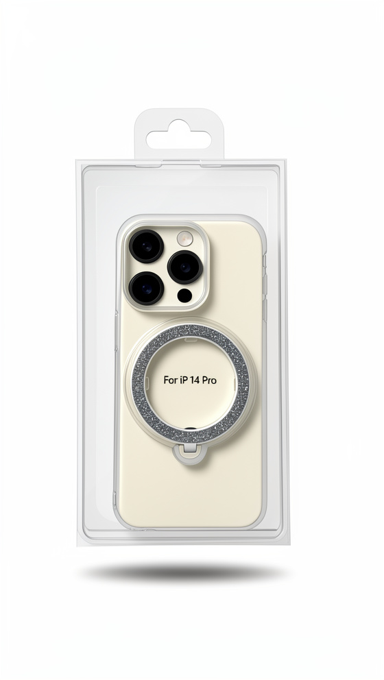 Funda Acrilica Magsafe c/Correa 14 Pro