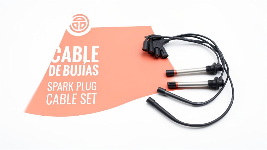 Cable de bujía marca tuponparts/ Chevrolet spark