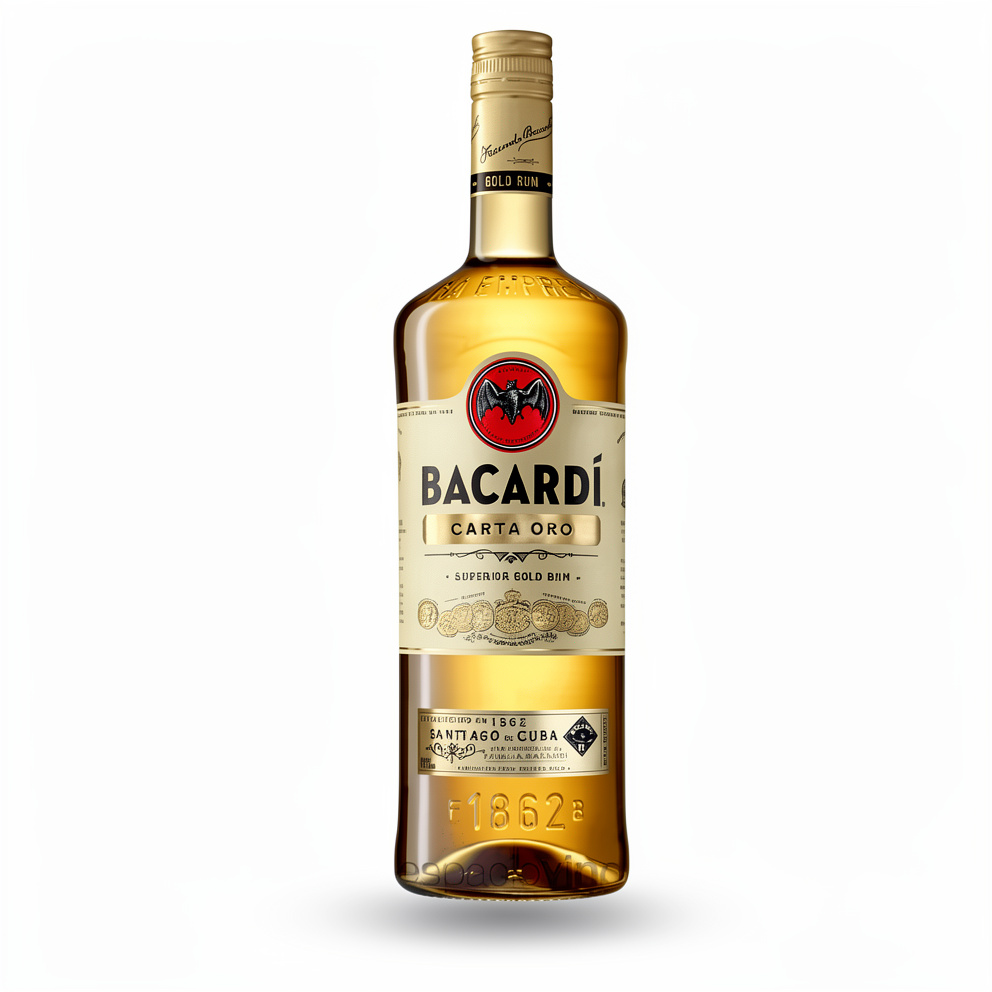 Ron Bacardi Carta Oro (1000 ml)