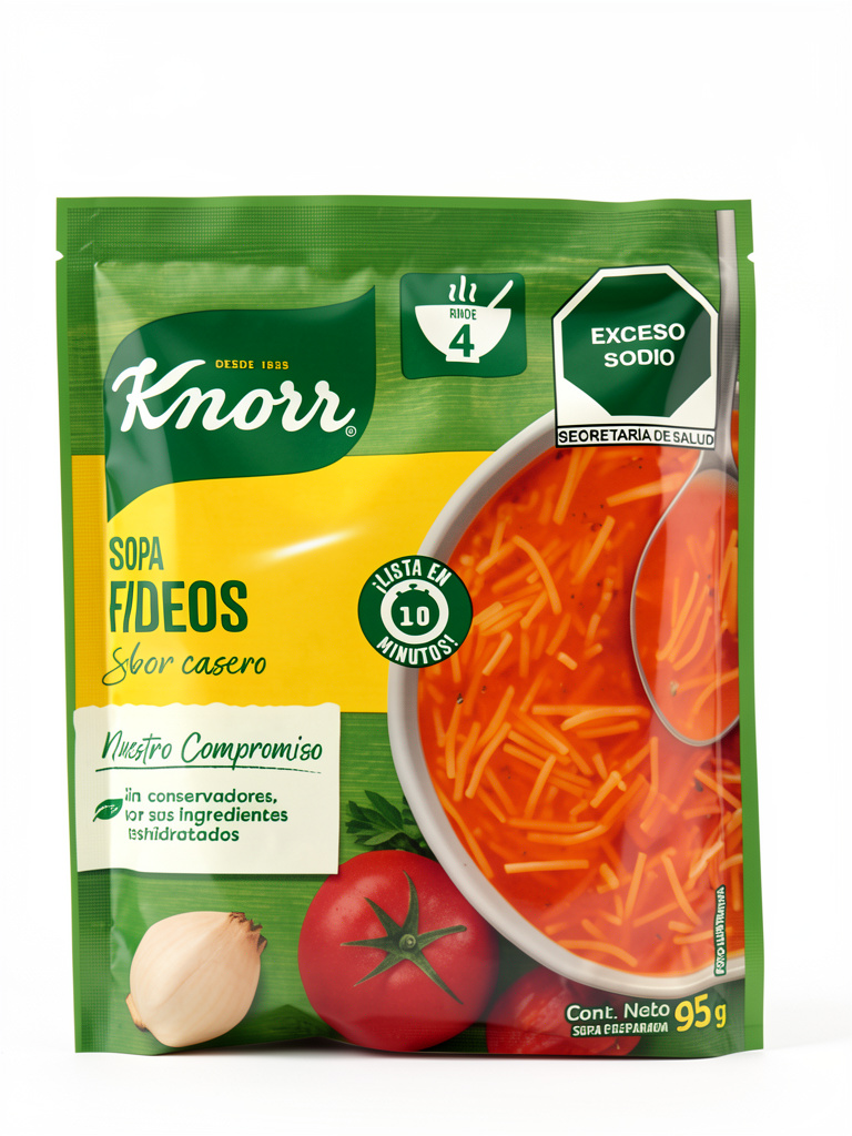 Knorr sopa fideos 95g
