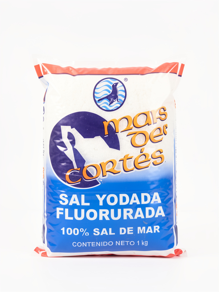 Mar de Cortes sal yodada 1kg