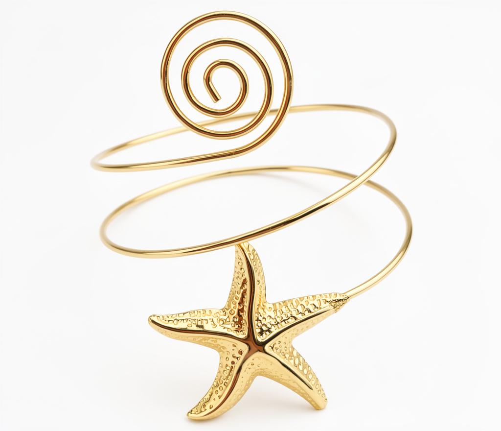 Brazalete para brazo estrella y espiral