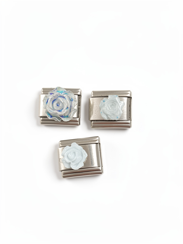 Charm rosas tornasol 3D