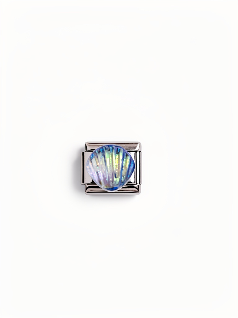 Charm concha tornasol 3D