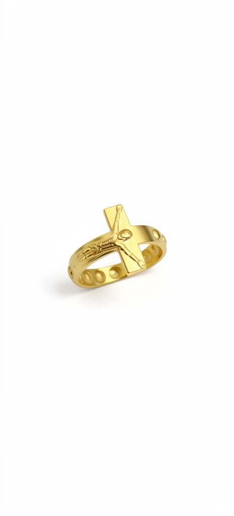Anillo ajustable cruz
