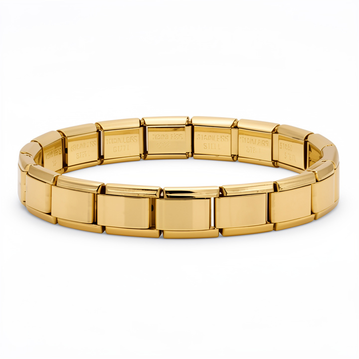 Brazalete italiano dorado