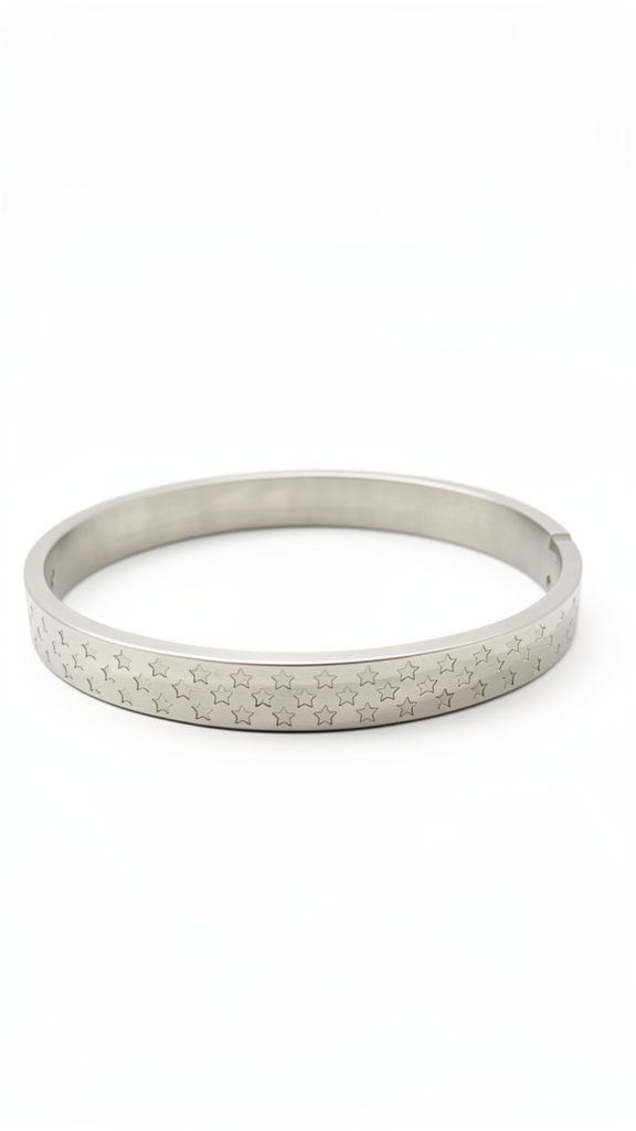 Brazalete de broche con estrella