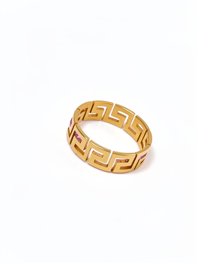 Anillo dorado griego