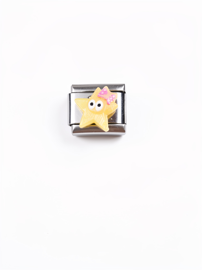 Charm estrella con lazo 3D