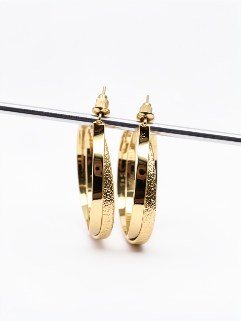 Aretes hoops grandes