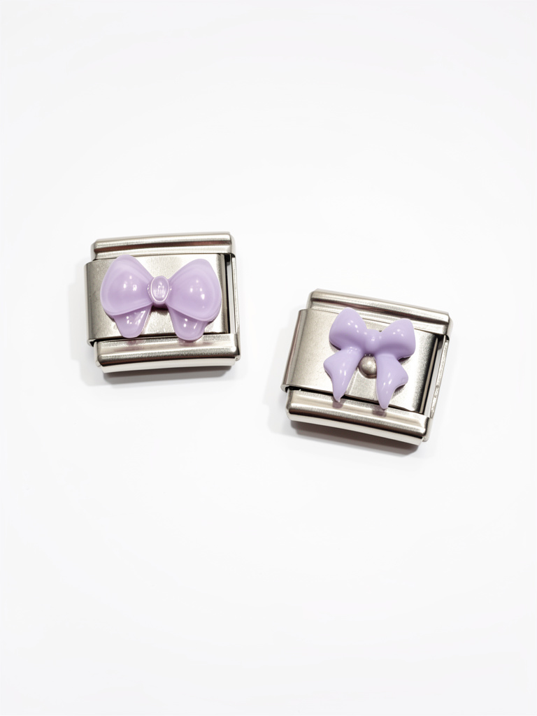 Charms lazos morados