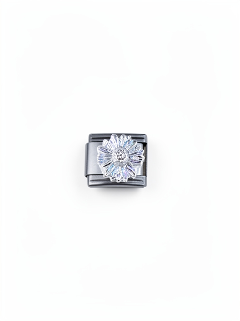 Charm flor tornasol 3D