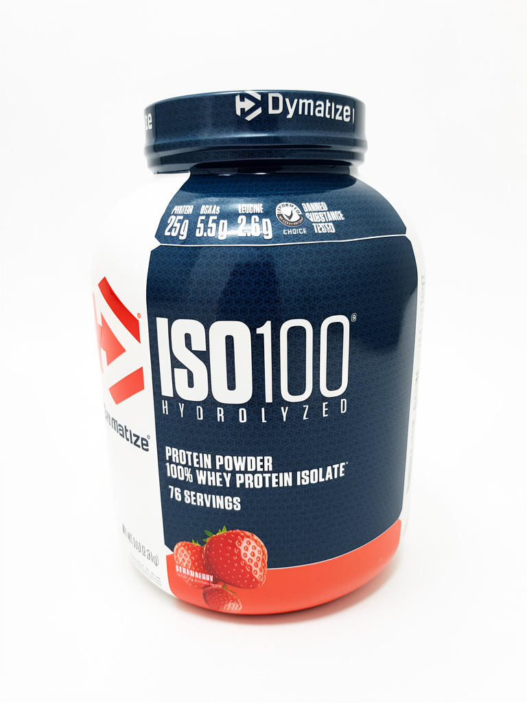 DYM ISO 100 5 LBS 76 Serv Strawberry