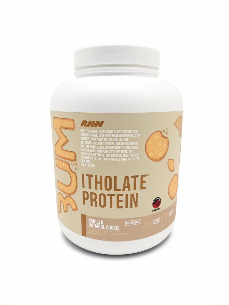 RAW CBUM ITHOLATE 5 LBS 68 SERV Vanilla Oatmeal Cookie