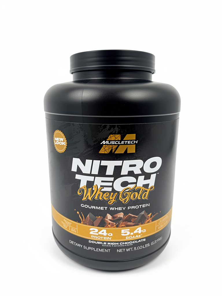 MT NITRO-TECH WHEY GOLD 5 LBS 67 SERV DOUBLE RICH CHOCOLATE