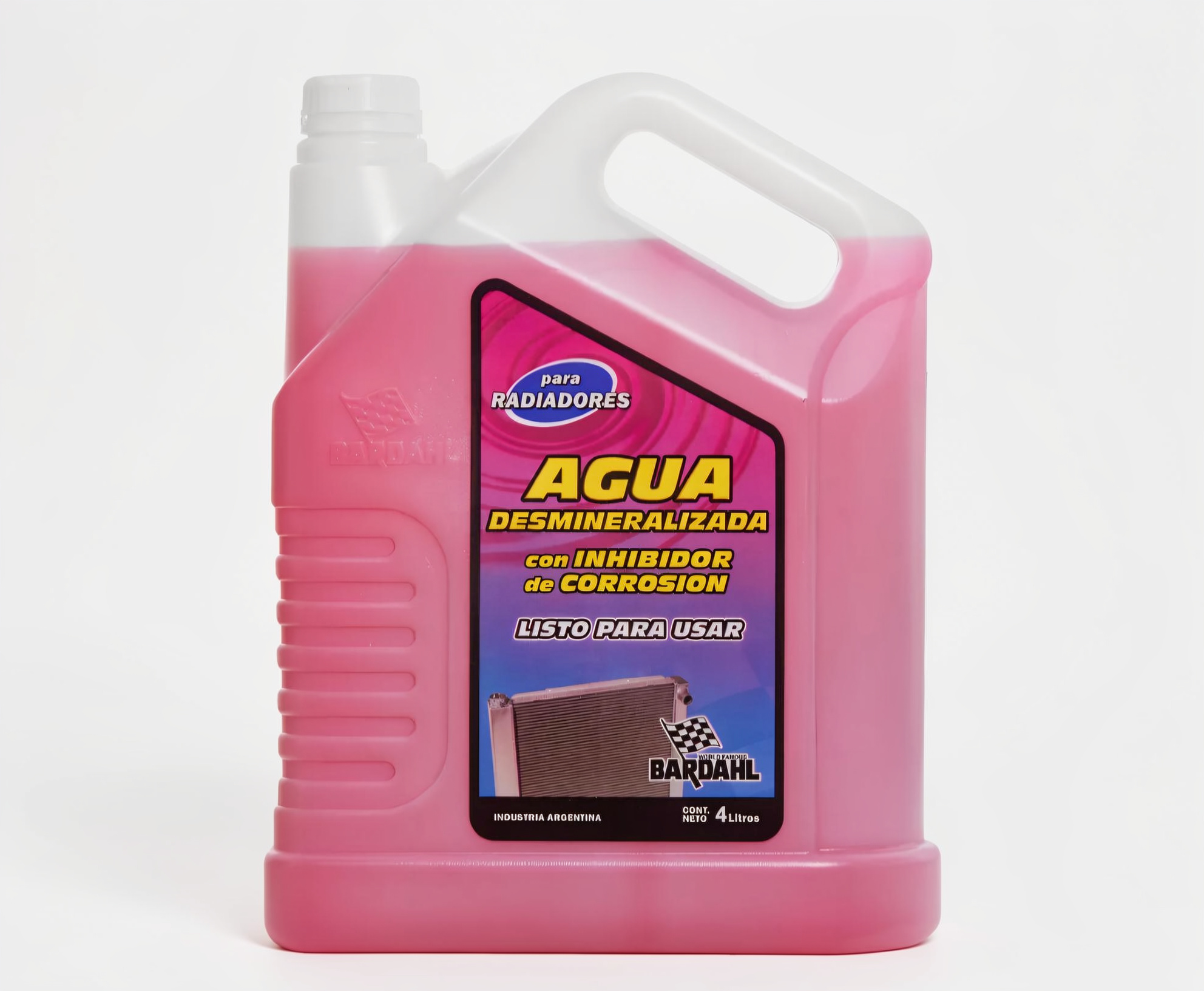 Agua bardahl con inhibidor de corrosión 4L