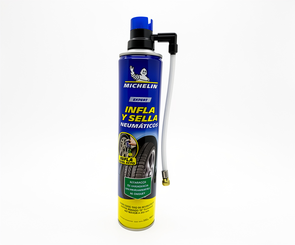 Infla y sella neumáticos 490ml