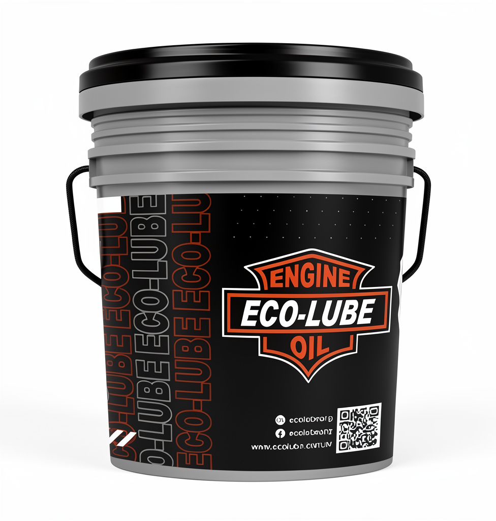 ECO-LUBE Engine Oil negro
