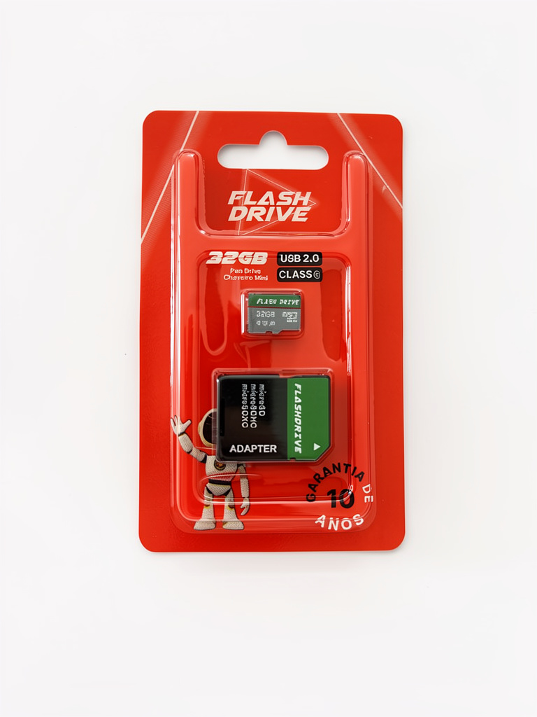 Flash Drive 32GB vermelho