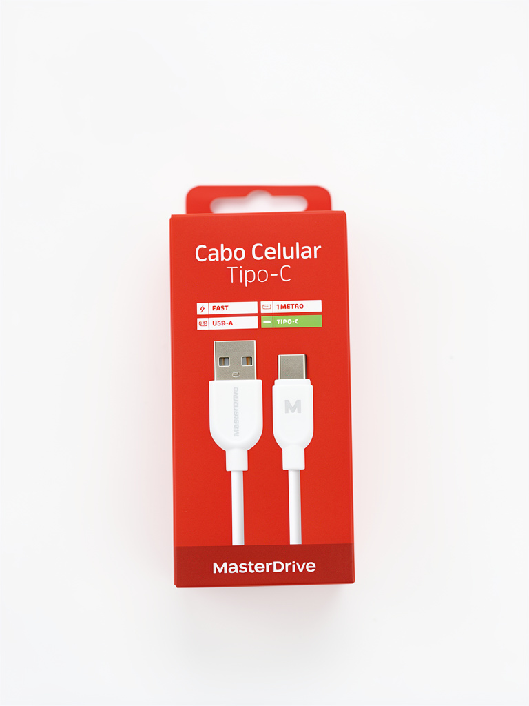 MasterDrive Cabo celular USB-A para Tipo-C
