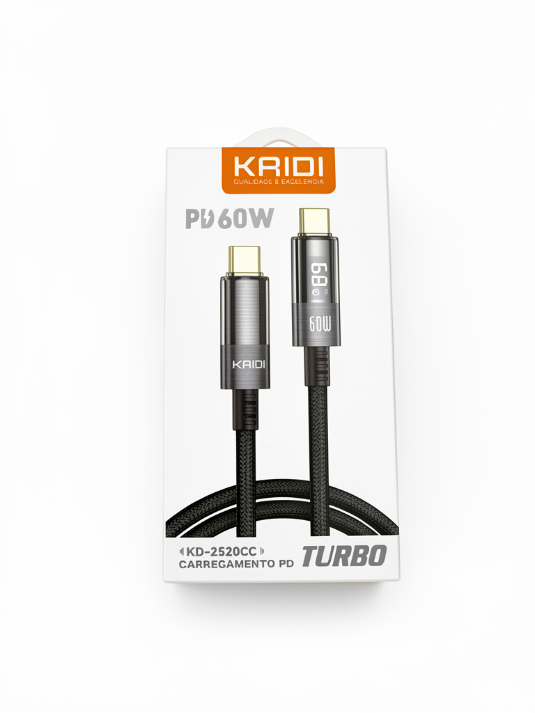 KAIDI Cabo USB-C PD 60W Turbo