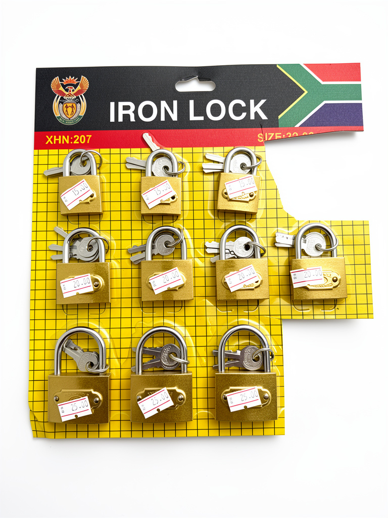IRON LOCK cadeado dourado