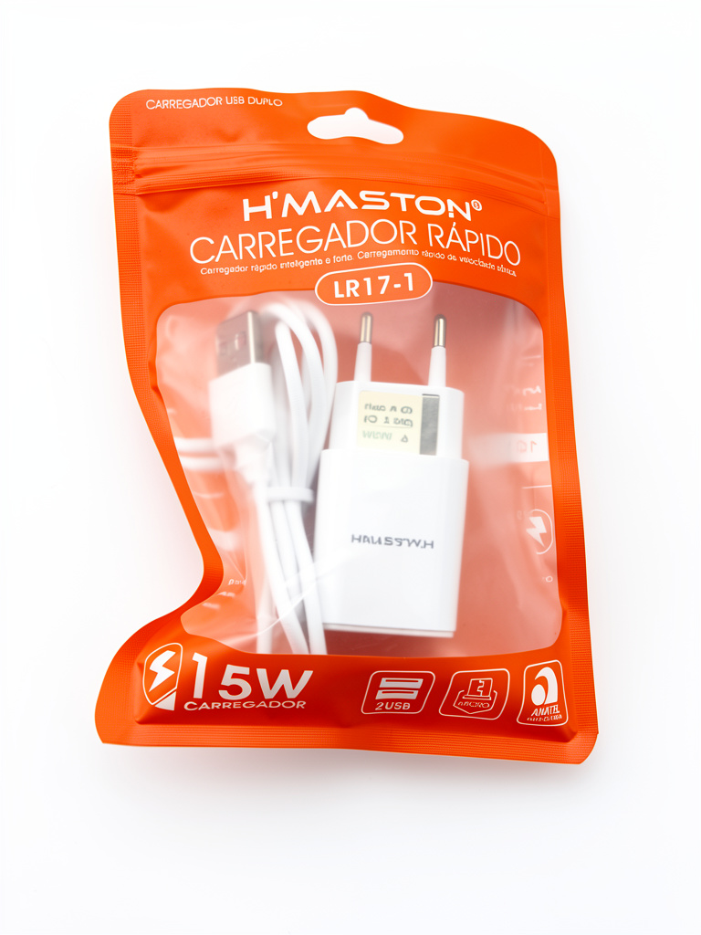 H'Maston carregador rápido 15W Micro
