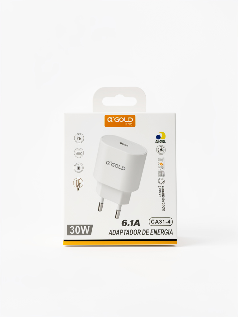 a'GOLD Pro Carregador 30W branco