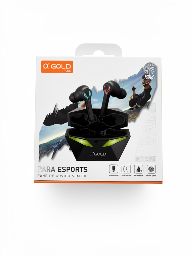 α GOLD Plus Para Esports fone sem fio