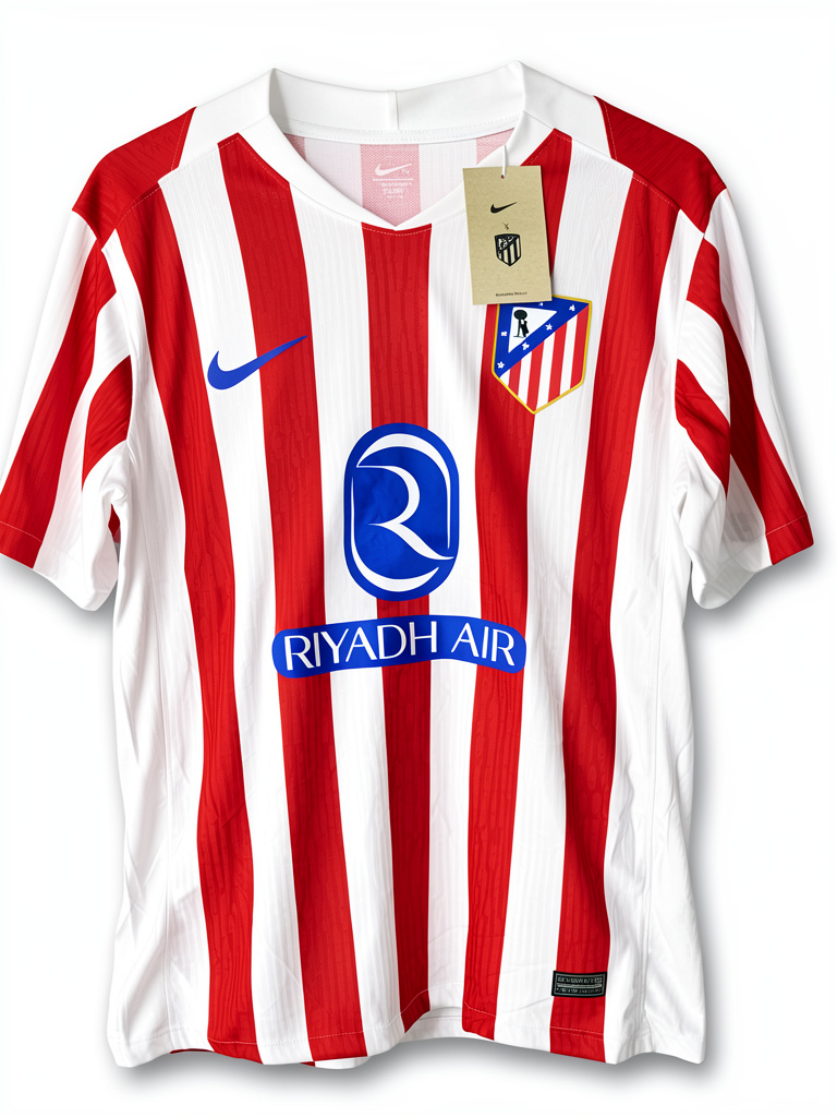 Nike camiseta Atleti roja y blanca L